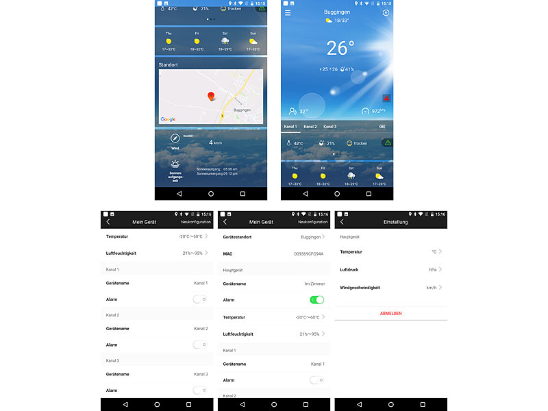 ; Mobiler Akku-Thermodrucker für Android und iOS 
