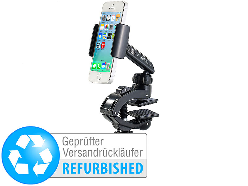 ; Fahrrad-Halterungen für iPhones & Smartphones, KFZ-Halterungen (iPhone 4/4S)Universal-Tablet-Schwenkarme 