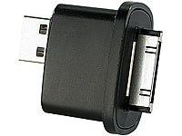 Callstel Dock-Connector-Adapter für Universal-Ladestation HZ-1838; Original Apple-lizenzierte Lightning-Kabel (MFi) Original Apple-lizenzierte Lightning-Kabel (MFi) 