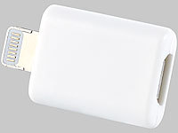 Callstel Adapter iPhone 5-kompatibler Stecker zu Micro-USB-Buchse