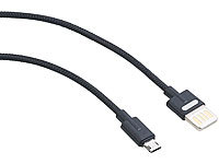 Callstel Lade & Datenkabel USB auf Micro-USB, zweiseitige Stecker, 100 cm