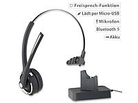 Callstel Profi-Mono-Headset mit Bluetooth, Geräuschunterdrückung, 15-Std.-Akku; Freisprecheinrichtungen mit Bluetooth Freisprecheinrichtungen mit Bluetooth Freisprecheinrichtungen mit Bluetooth Freisprecheinrichtungen mit Bluetooth 