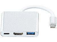 ; Hubs für USB-C mit HDMI-Anschluss für Monitore, TVs, HDTV, Fernseher, Beamer, Projektoren Hubs für USB-C mit HDMI-Anschluss für Monitore, TVs, HDTV, Fernseher, Beamer, Projektoren 