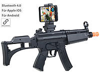 Callstel Augmented-Reality-Gewehr, Bluetooth 4.0, Smartphones bis 85 mm Breite; Augmented-Reality-Pistolen Augmented-Reality-Pistolen Augmented-Reality-Pistolen Augmented-Reality-Pistolen 
