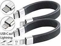 Callstel 2er-Set kurze, flexible Lade-/Datenkabel, USB-C/8-Pin, MFi, 45W, 13cm; Multi-USB-Kabel für USB A und C, Micro-USB und 8-PIN, Original Apple-lizenzierte Lightning-Kabel (MFi) Multi-USB-Kabel für USB A und C, Micro-USB und 8-PIN, Original Apple-lizenzierte Lightning-Kabel (MFi) Multi-USB-Kabel für USB A und C, Micro-USB und 8-PIN, Original Apple-lizenzierte Lightning-Kabel (MFi) Multi-USB-Kabel für USB A und C, Micro-USB und 8-PIN, Original Apple-lizenzierte Lightning-Kabel (MFi) 