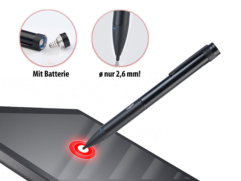 ; Kapazitiver Touchpens mit Kugelschreiber, KFZ-Halterungen (iPhone 4/4S) 