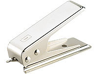 Callstel SIM-Cutter, stanzt Standard-SIM-Karten zu Micro-SIM-Karten; Original Apple-lizenzierte Lightning-Kabel (MFi) 
