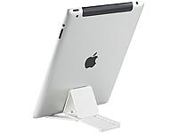 Callstel Reisefreundlicher Mini-Klappständer für iPad, Tablet-PC & Co; Universal-Tablet-Schwenkarme Universal-Tablet-Schwenkarme 