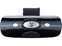 Callstel Bluetooth Lenkrad-Freisprecheinrichtung BFX-300.mini; Freisprecheinrichtungen mit Bluetooth und Sprachassistenten 