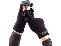 Callstel Freisprech-Handschuh Polyester mit Bluetooth, 1 Paar in Herrengröße; Freisprecheinrichtungen mit Bluetooth Freisprecheinrichtungen mit Bluetooth 