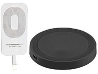 Callstel Induktions-Ladeset Qi-kompatibel +Receiver Pad / iPhone 6/s & 6/s Plus; On-Ear-Mono-Headsets mit Bluetooth On-Ear-Mono-Headsets mit Bluetooth On-Ear-Mono-Headsets mit Bluetooth 