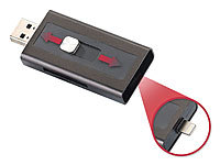 ; 6in1-USB-Kabel für USB A und C, Micro-USB und 8-PIN 