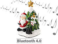 Callstel Lautsprecher mit Weihnachtsmann und Tannenbaum, Bluetooth, 8 Watt; Bluetooth Lautsprecher Weihnachtskugeln mit Freisprecher Bluetooth Lautsprecher Weihnachtskugeln mit Freisprecher Bluetooth Lautsprecher Weihnachtskugeln mit Freisprecher 