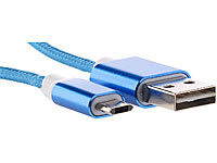 Callstel Lade-/Datenkabel USB auf Micro-USB mit beidseitigen Steckern, 100 cm; Multi-USB-Kabel für USB A und C, Micro-USB und 8-PIN Multi-USB-Kabel für USB A und C, Micro-USB und 8-PIN Multi-USB-Kabel für USB A und C, Micro-USB und 8-PIN 