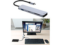 Callstel USB-Hub DeX Smartphone-PC-Adapter, USB C PD, 3xUSB 3.0, HDMI, SD, 60W; 2,4-GHz-Funkmikrofon-Sets mit Empfänger für USB-C-Anschluss, 4in1-microSD-Kartenleser, Apple-zertifiziertConnection Kits für Samsung 2,4-GHz-Funkmikrofon-Sets mit Empfänger für USB-C-Anschluss, 4in1-microSD-Kartenleser, Apple-zertifiziertConnection Kits für Samsung 2,4-GHz-Funkmikrofon-Sets mit Empfänger für USB-C-Anschluss, 4in1-microSD-Kartenleser, Apple-zertifiziertConnection Kits für Samsung 