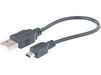 Callstel Ultrapraktisches USB Ladekabel für Handys & Player mit mini-USB-Buchse; 6in1-USB-Kabel für USB A und C, Micro-USB und 8-PIN 6in1-USB-Kabel für USB A und C, Micro-USB und 8-PIN 6in1-USB-Kabel für USB A und C, Micro-USB und 8-PIN 
