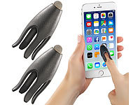 Callstel 2er-Set Touchscreen-Eingabe-Fingerkappe für iPad, iPhone & Android