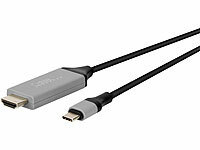 Callstel Anschlusskabel USB-C zu HDMI, 2 Meter, unterstützt bis 4K UHD / 60Hz;    