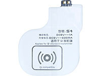 Callstel Receiver-Pad für Samsung Galaxy S4; Qi-kompatible Induktions-Ladegeräte Qi-kompatible Induktions-Ladegeräte 