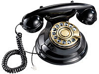 Callstel Telefon im Retro-Style mit Metall-Wählscheibe (refurbished)