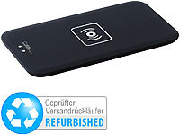 Callstel Induktions-Ladestation für Qi-komp. Smartphones (refurbished); Multi-USB-Kabel für USB A und C, Micro-USB und 8-PIN 