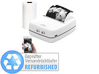 Callstel Mobiler Akku-Foto-Thermodrucker, Android & iOS, Versandrückläufer