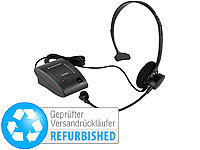 Callstel Profi-Telefon-Headset für Festnetz-Telefone (Versandrückläufer); In-Ear-Mono-Headsets mit Bluetooth, On-Ear-Mono-Headsets mit Bluetooth 