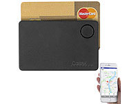 Callstel 4in1-Schlüsselfinder "Slim", Kreditkarten-Format, GPS-Ortung, App