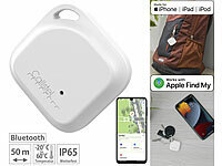 Callstel Schlüssel & Gegenstandsfinder, Apple-AirTag-kompatibel, MFi, App; Schlüsselfinder mit Bluetooth und Fernauslöser 
