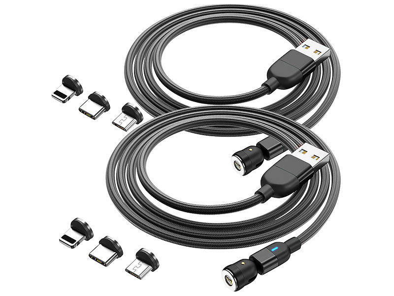 ; Multi-USB-Kabel für USB A und C, Micro-USB und 8-PIN Multi-USB-Kabel für USB A und C, Micro-USB und 8-PIN 
